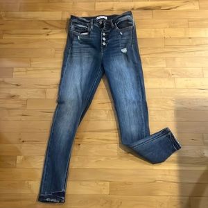 Flying Monkey distressed skinny jeans
